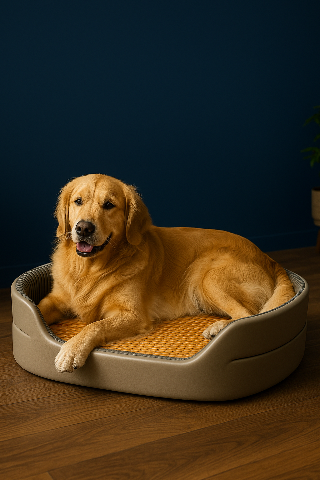 CoolNest Bamboo Pet Bed.