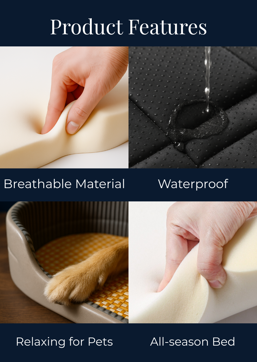 CoolNest Bamboo Pet Bed.