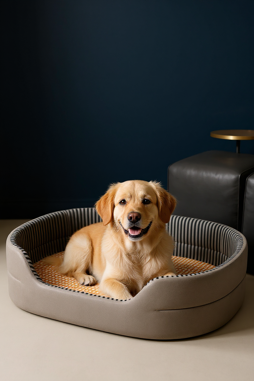 CoolNest Bamboo Pet Bed.